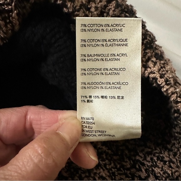 Free People Cardigan Sweater Southport Beach Oversized in Helsinki Combo Size XS - Picture 8 of 8